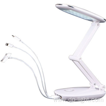 Dimmable Folding Reading Light Wireless LED Desk Lamp